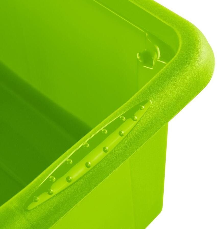 Keeeper Organizer Emil Opbergbox 7 L met deksel hoogwaardige kunststof (set 4-delig) - Foto 2