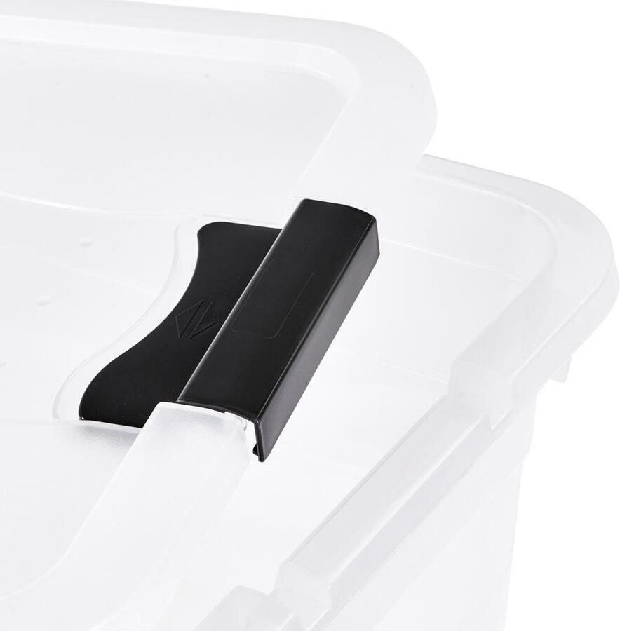 Keeeper Organizer Konrad Opbergbox 33 L met wieltjes deksel grendelslot (set 2-delig) - Foto 2