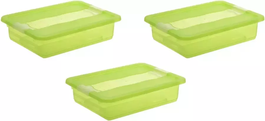 Keeeper Organizer CORNELIA Opbergbox met deksel grendelslot 7 L (set 3-delig) - Foto 7