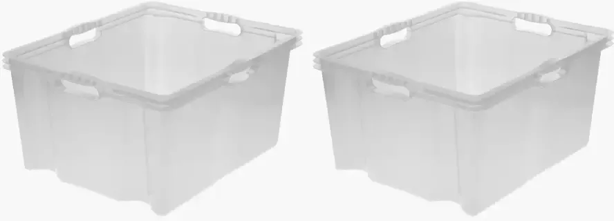 Keeeper Organizer Franz Opbergboxen xxl hoogwaardige kunststof 44 L (set 2-delig) - Foto 7