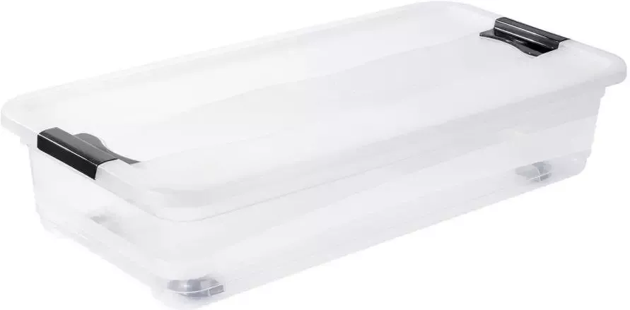 Keeeper Organizer Konrad Opbergbox 33 L met wieltjes deksel grendelslot