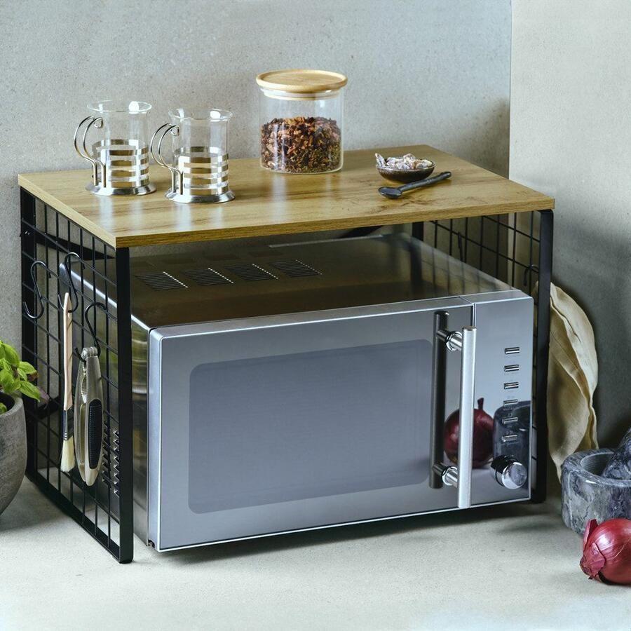 KESPER for kitchen & home Keukenrek Magnetron rek afmetingen ca.: 52 x 32 5 cm hoogte: 36 5 cm (1 stuk) - Foto 1