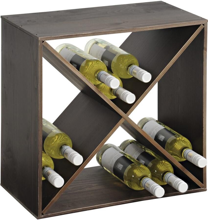 KESPER for kitchen & home Wijnrek Wijnfles rek systeem FSC -gecertificeerd dennenhout (1 stuk) - Foto 2