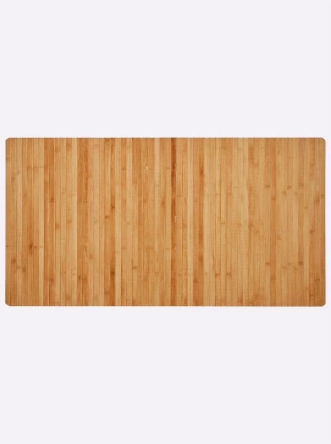 Kleine Wolke Badmat Bambus 60x115 cm bruin