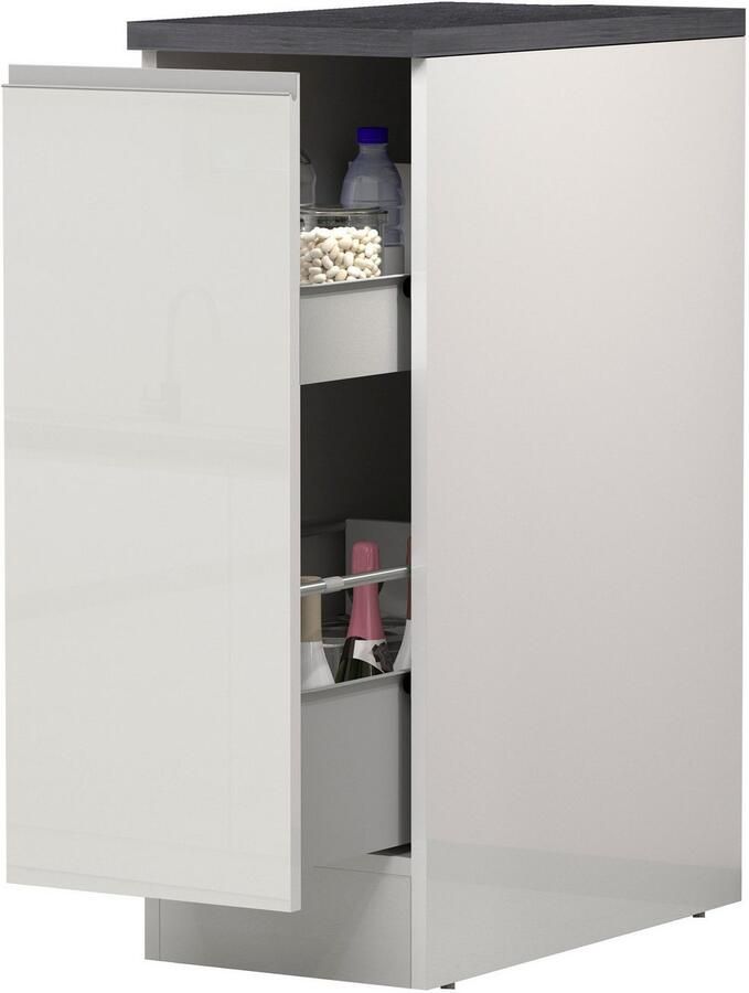 Kochstation Apothekerskast KS-Sole apothekerskast Breedte hoogte 30 85 cm aanbouw en onderbouw mogelijk - Foto 3