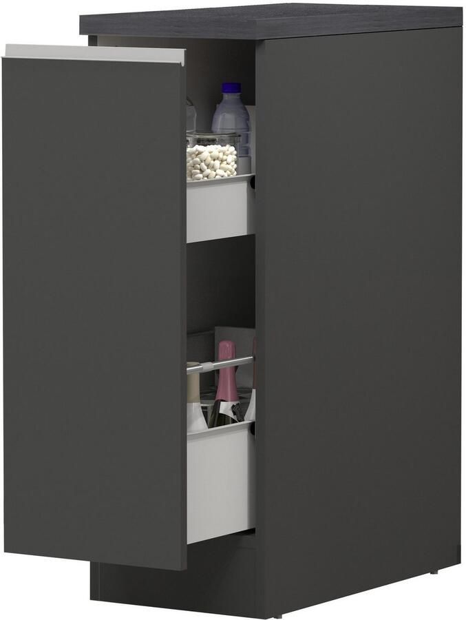 Kochstation Apothekerskast KS-Sole apothekerskast Breedte hoogte 30 85 cm aanbouw en onderbouw mogelijk - Foto 3