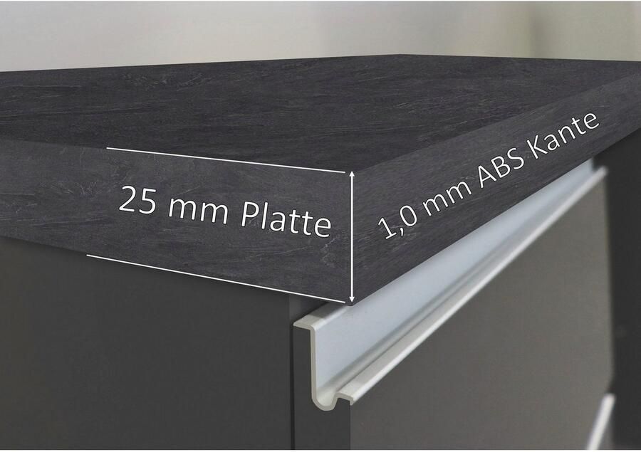 Kochstation Apothekerskast KS-Sole apothekerskast Breedte hoogte 30 85 cm aanbouw en onderbouw mogelijk - Foto 4