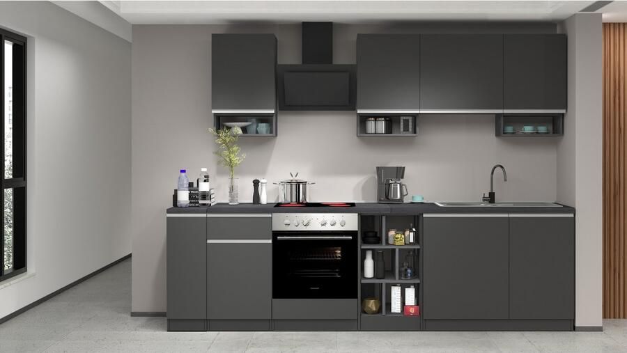 Kochstation Apothekerskast KS-Sole apothekerskast Breedte hoogte 30 85 cm aanbouw en onderbouw mogelijk - Foto 6