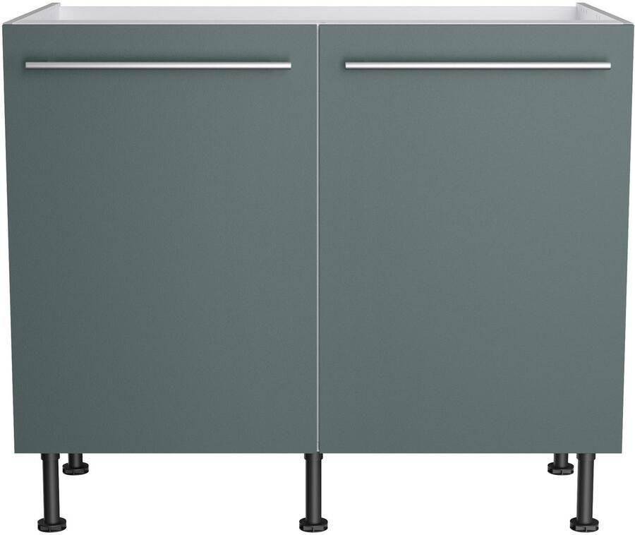 Kochstation Gootsteenkast KS-Bern2 Breedte 100 cm 2 deuren