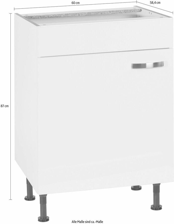 Kochstation Gootsteenkast KS-Cara Breedte 60 cm