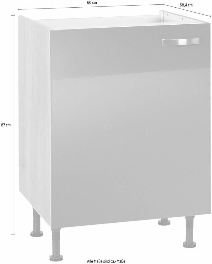 Kochstation Gootsteenkast KS-Cara Breedte 60 cm