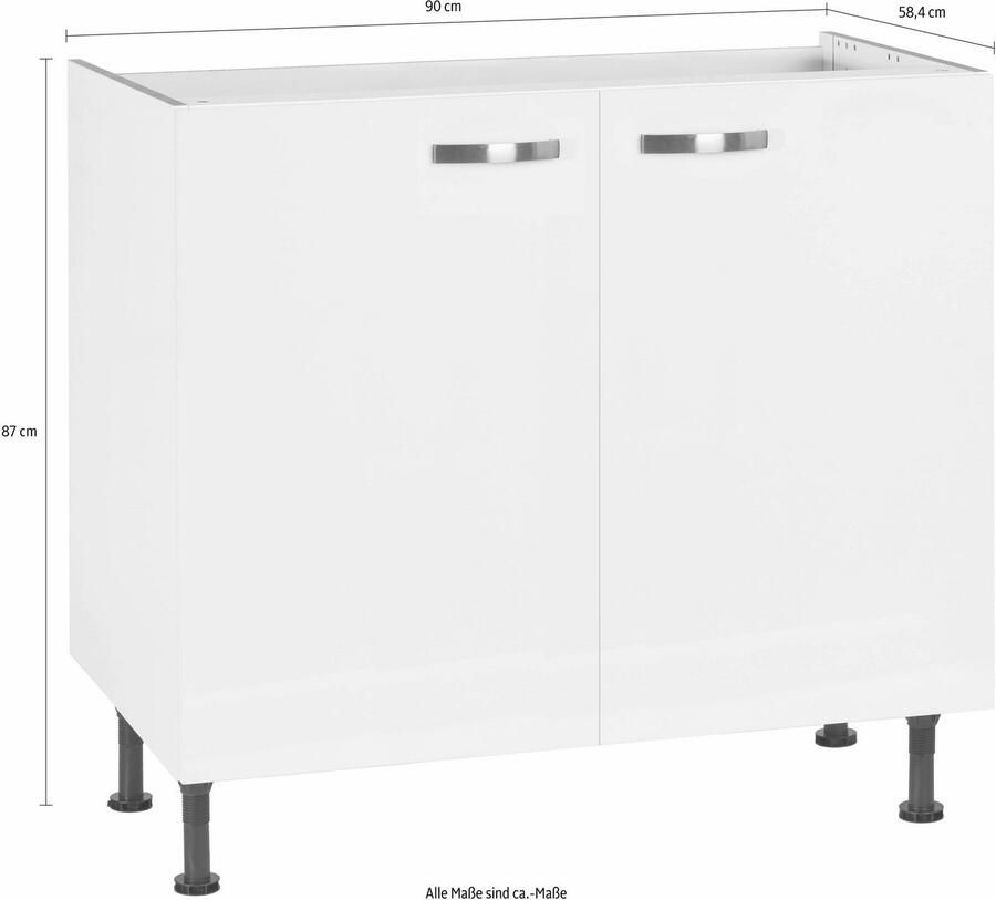 Kochstation Gootsteenkast KS-Cara Breedte 90-130 cm - Foto 4