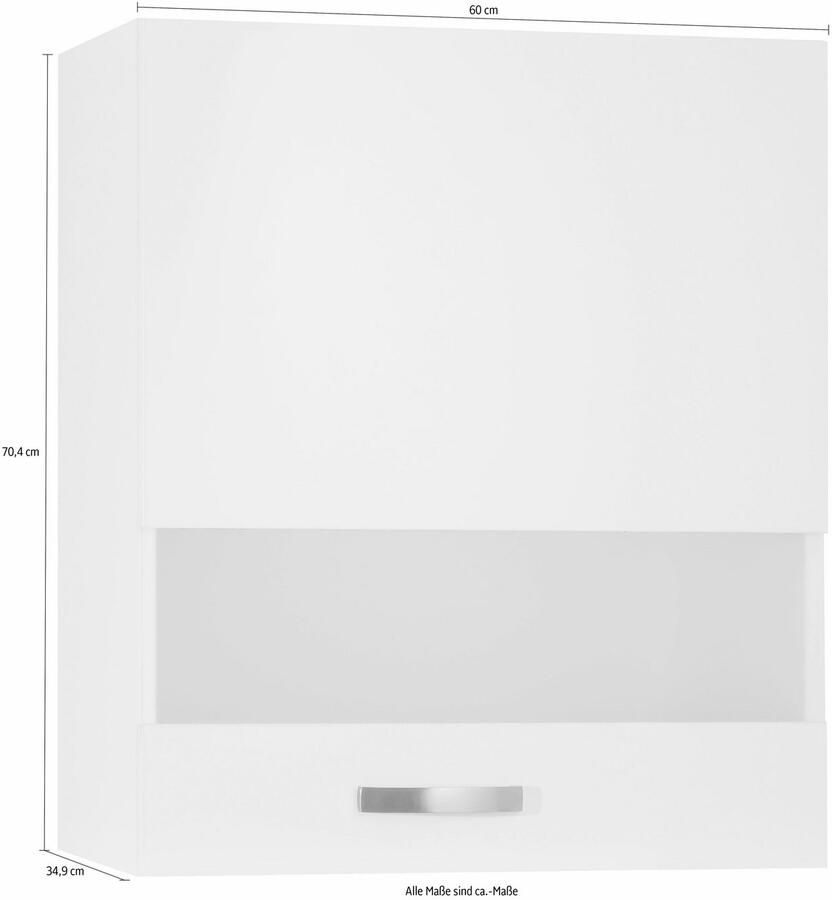 Kochstation Hangend kastje met glasdeur KS-Cara Breedte 60 cm - Foto 2