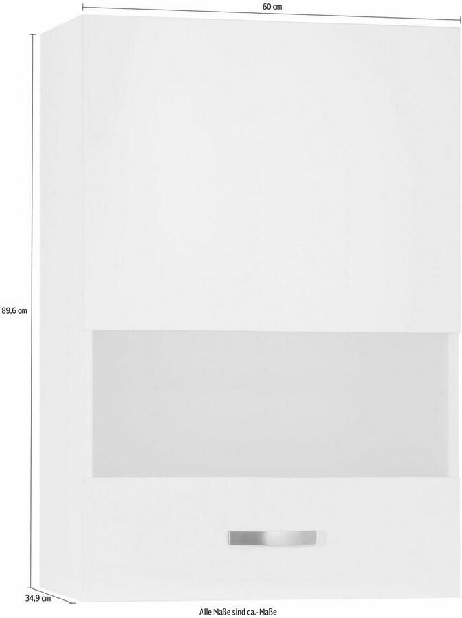 Kochstation Hangend kastje met glasdeur KS-Cara Breedte 60 cm - Foto 2