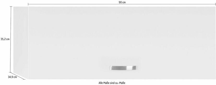 Kochstation Hangend kastje met klep KS-Cara Breedte 90-130 cm - Foto 4