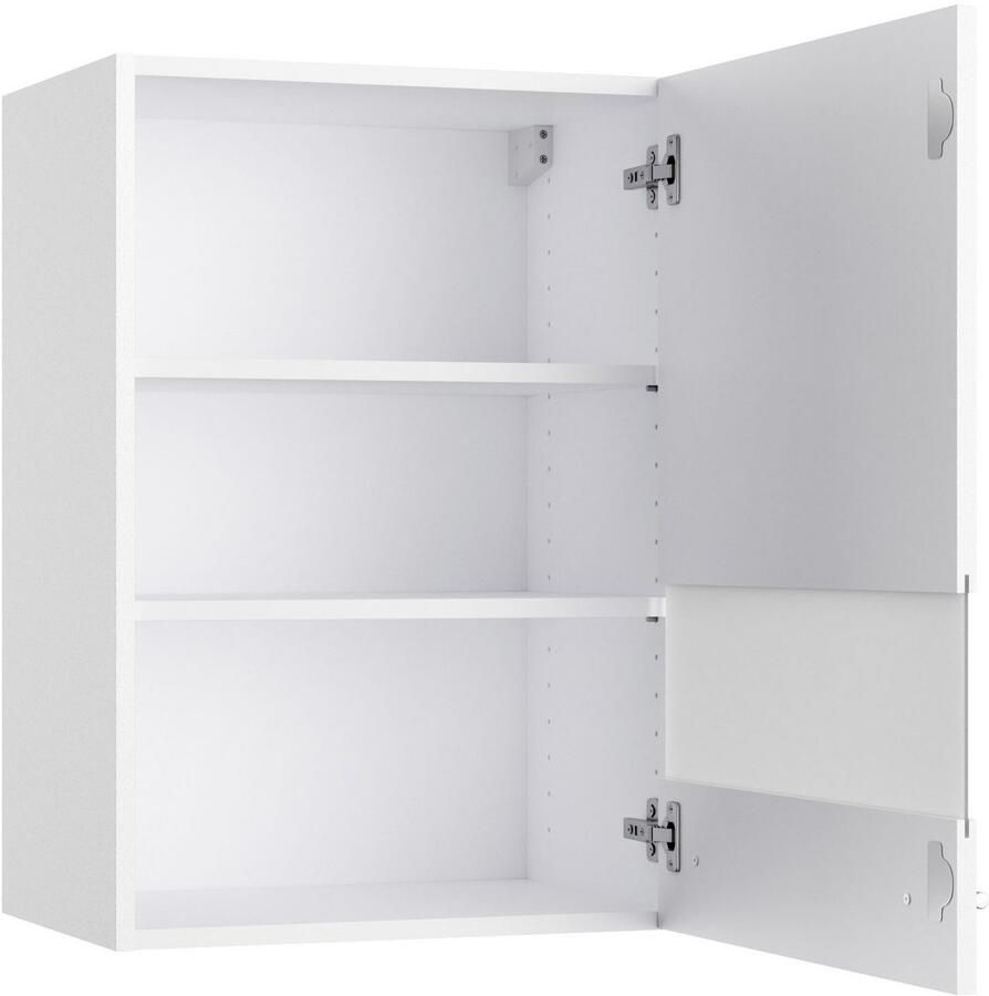 Kochstation Hangkast KS-Bern2 Breedte 50 cm 1 deur 2 legplanken front met melkglas-inzet - Foto 2
