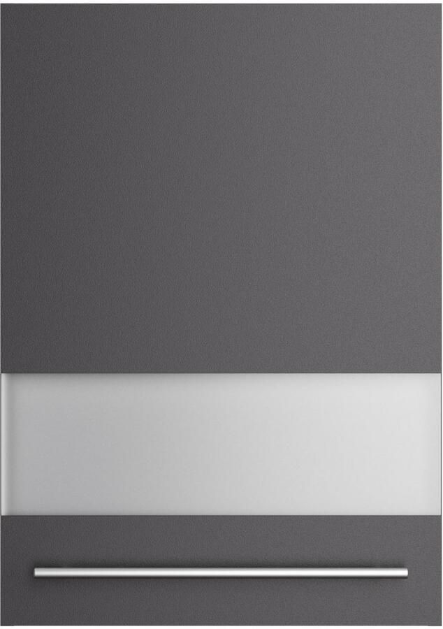 Kochstation Hangkast KS-Bern2 Breedte 50 cm 1 deur 2 legplanken front met melkglas-inzet - Foto 2