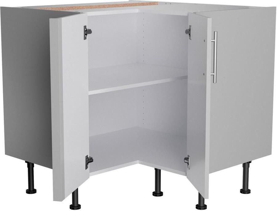 Kochstation Hoekonderkast KS-Ahus Breedte 90x 90 cm - Foto 2