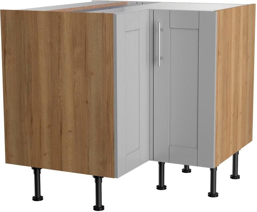 Kochstation Hoekonderkast KS-Ahus Breedte 90x 90 cm