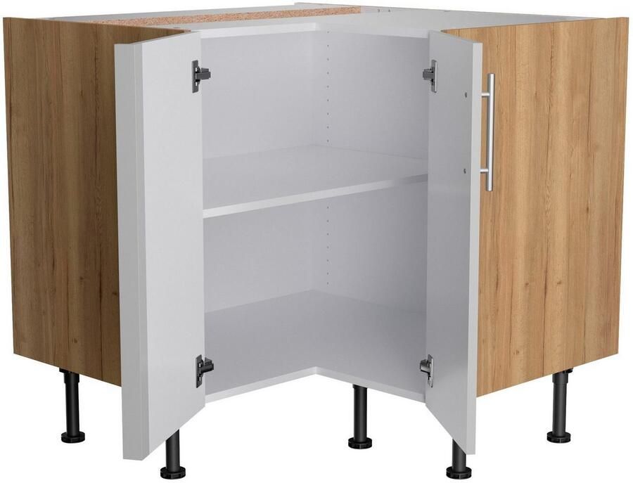 Kochstation Hoekonderkast KS-Ahus Breedte 90x 90 cm - Foto 2