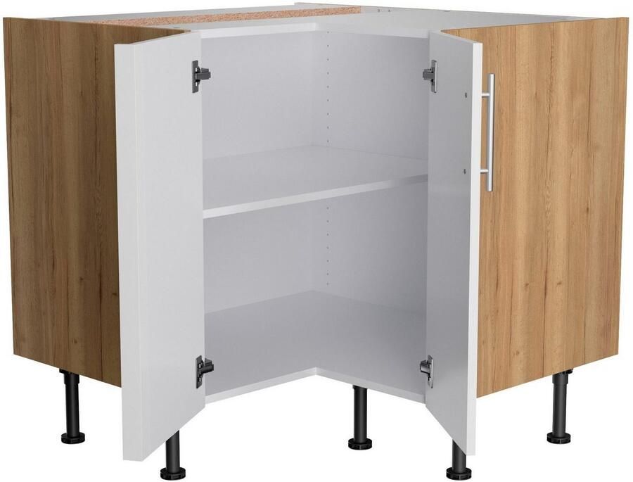 Kochstation Hoekonderkast KS-Ahus Breedte 90x 90 cm - Foto 2