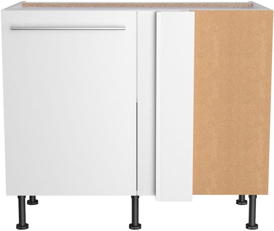 Kochstation Hoekonderkast KS-Bern2 Breedte 100 x 65 cm oplossing voor vaatwasser 1 deur 1 legplank - Foto 2