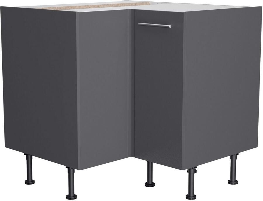 Kochstation Hoekonderkast KS-Bern2 Breedte 90 x 90 cm 1 deur 1 legplank - Foto 2