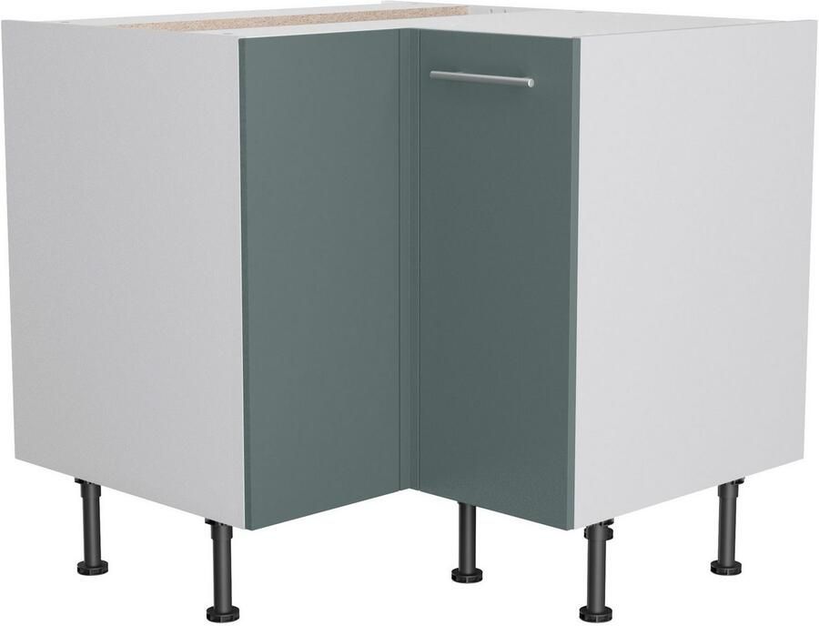 Kochstation Hoekonderkast KS-Bern2 Breedte 90 x 90 cm 1 deur 1 legplank - Foto 2