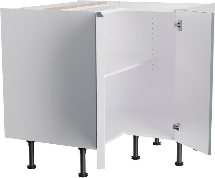 Kochstation Hoekonderkast KS-Bern2 Breedte 90 x 90 cm 1 deur 1 legplank