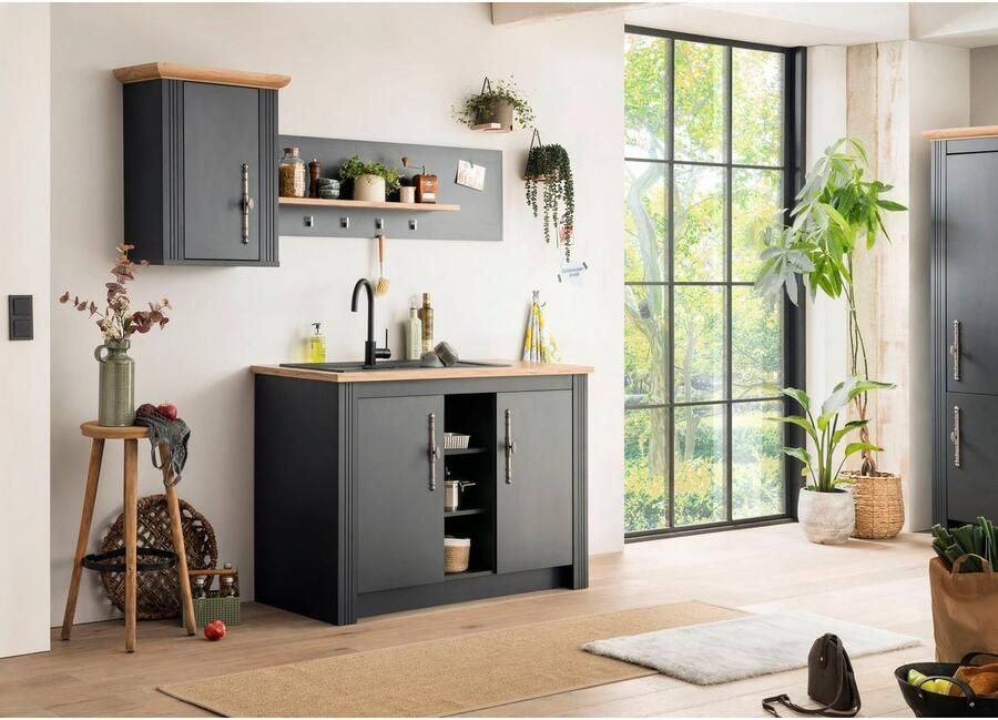 Kochstation Wandplank KS-Westminster Breedte 130 cm met 5 haken exclusief by Otto - Foto 2