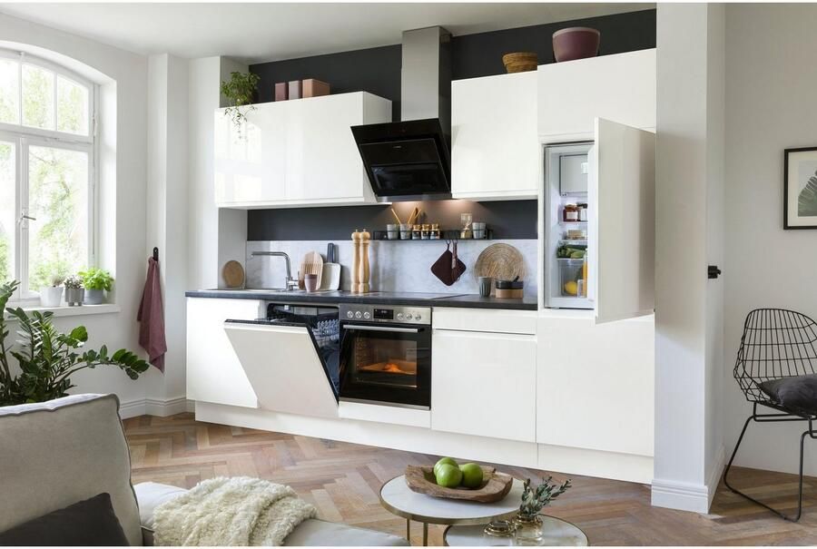 Kochstation Keukenblok KS-Avio 38 mm dikke werkblad en hoogglans fronten breedte 240 cm - Foto 7