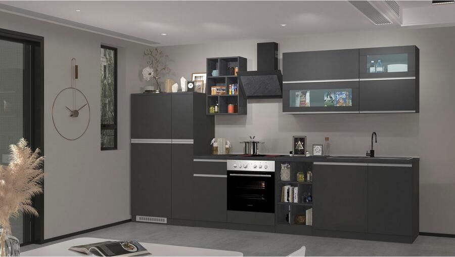 Kochstation Apothekerskast KS-Sole Breedte 30 cm 2 uittrekelementen 4 vakken - Foto 6