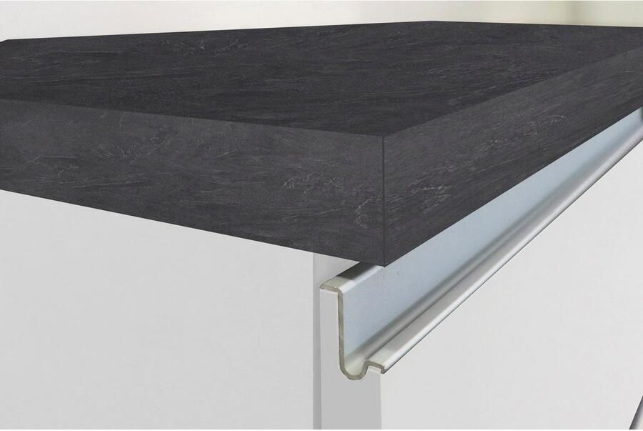 Kochstation Keukenblok KS-Sole Breedte 256 cm met afdruiprek zonder elektrische apparaten - Foto 5