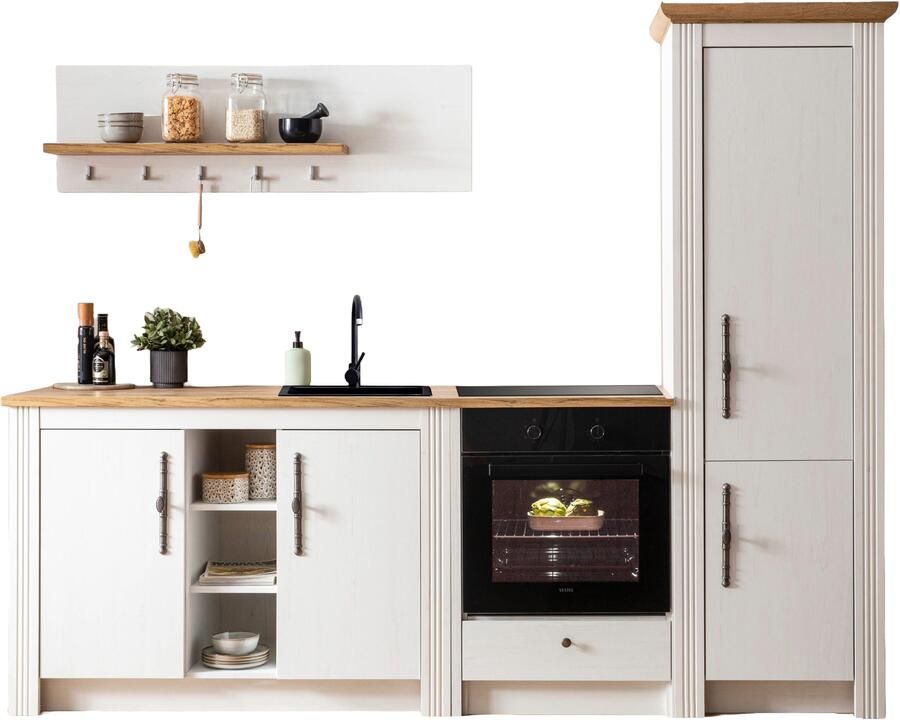 Kochstation Keukenblok KS-Westminster pantrykeuken in landelijke stijl hoogwaardige metalen grepen - Foto 7