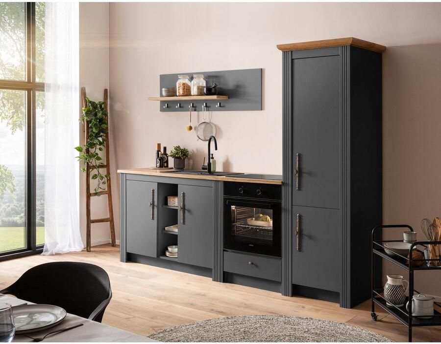 Kochstation Keukenblok KS-Westminster pantrykeuken in landelijke stijl hoogwaardige metalen grepen - Foto 2