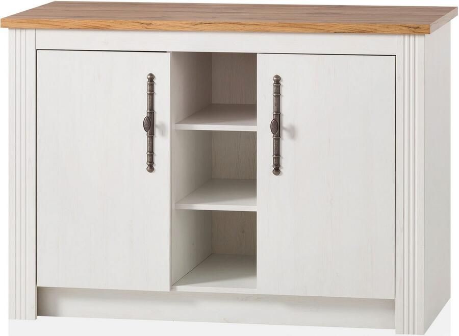 Kochstation Keukenblok KS-Westminster pantrykeuken in landelijke stijl hoogwaardige metalen grepen - Foto 4