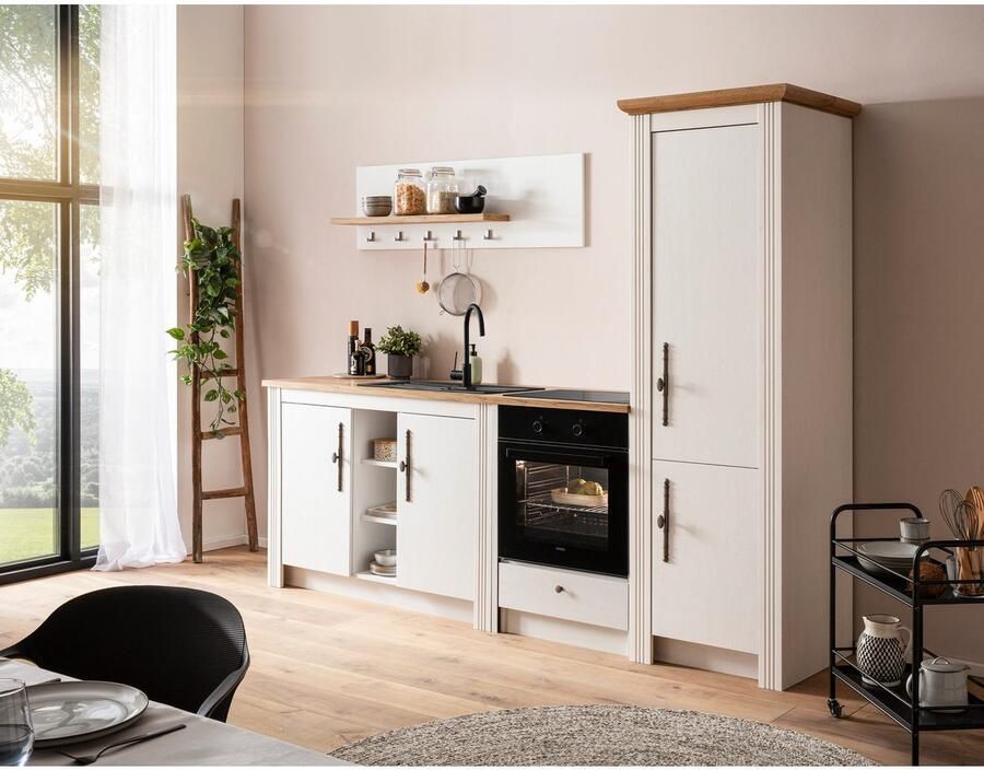 Kochstation Keukenblok KS-Westminster pantrykeuken in landelijke stijl hoogwaardige metalen grepen - Foto 2