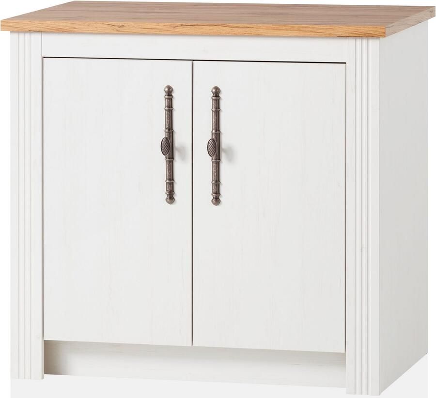 Kochstation Keukenblok KS-Westminster pantrykeuken in landelijke stijl hoogwaardige metalen grepen - Foto 4