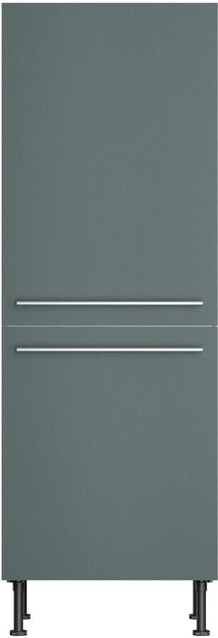 Kochstation Koelkastombouw KS-Bern2 Breedte 60 cm hoogte 176 6 cm 2 deuren (hoogte 89 2 70 cm) 1 legplank - Foto 2