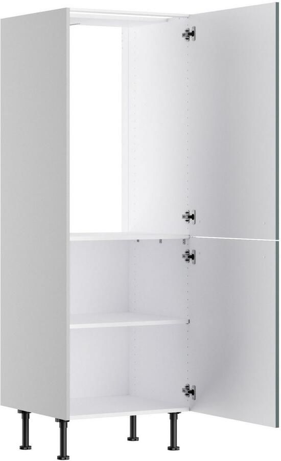 Kochstation Koelkastombouw KS-Bern2 Breedte 60 cm hoogte 176 6 cm 2 deuren (hoogte 89 2 70 cm) 1 legplank