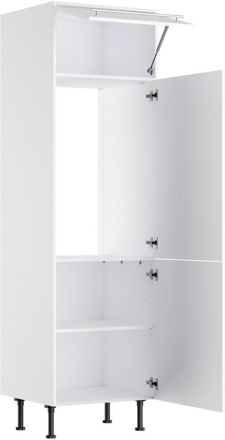 Kochstation Koelkastombouw KS-Bern2 Breedte 60 cm hoogte 211 8 cm 1 klep 2 deuren 1 legplank