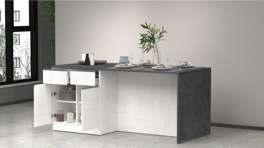 Kochstation Kookeiland Sole kookeiland keukenwerkblok eilandkeuken werk-eiland - Foto 4