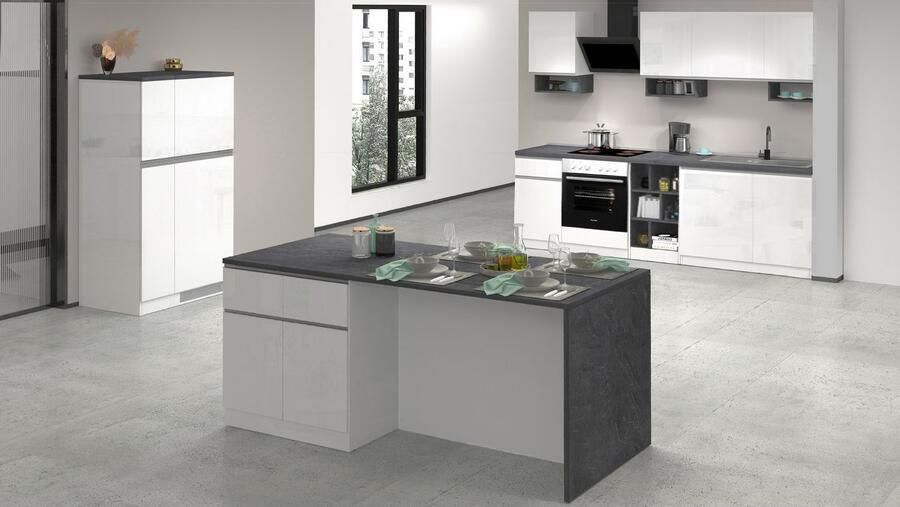 Kochstation Kookeiland Sole kookeiland keukenwerkblok eilandkeuken werk-eiland - Foto 5