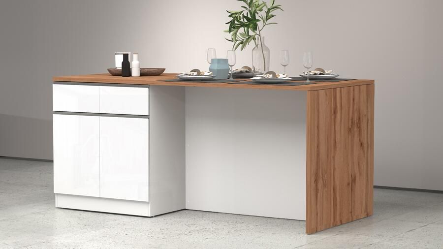 Kochstation Kookeiland Sole kookeiland keukenwerkblok eilandkeuken werk-eiland - Foto 7