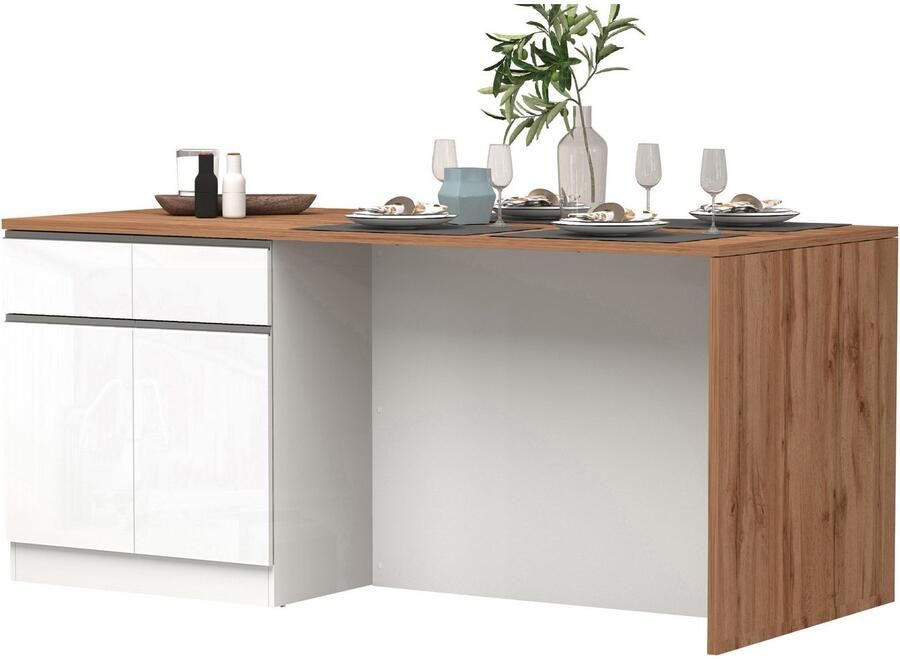 Kochstation Kookeiland Sole kookeiland keukenwerkblok eilandkeuken werk-eiland - Foto 2