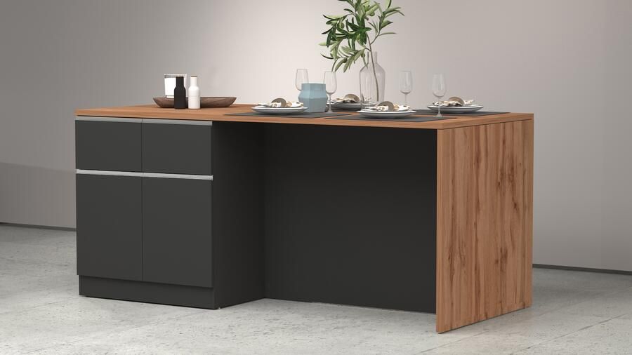 Kochstation Kookeiland Sole kookeiland keukenwerkblok eilandkeuken werk-eiland - Foto 7