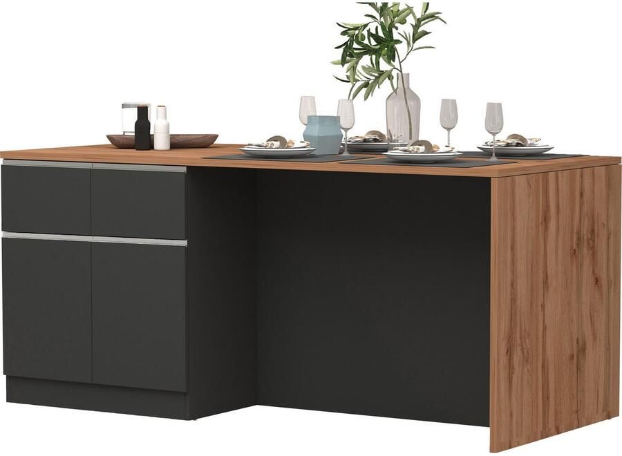 Kochstation Kookeiland Sole kookeiland keukenwerkblok eilandkeuken werk-eiland - Foto 2