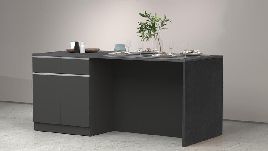 Kochstation Kookeiland Sole kookeiland keukenwerkblok eilandkeuken werk-eiland - Foto 8