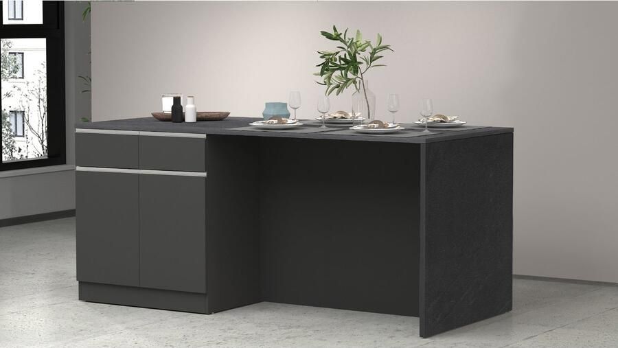 Kochstation Kookeiland Sole kookeiland keukenwerkblok eilandkeuken werk-eiland - Foto 5