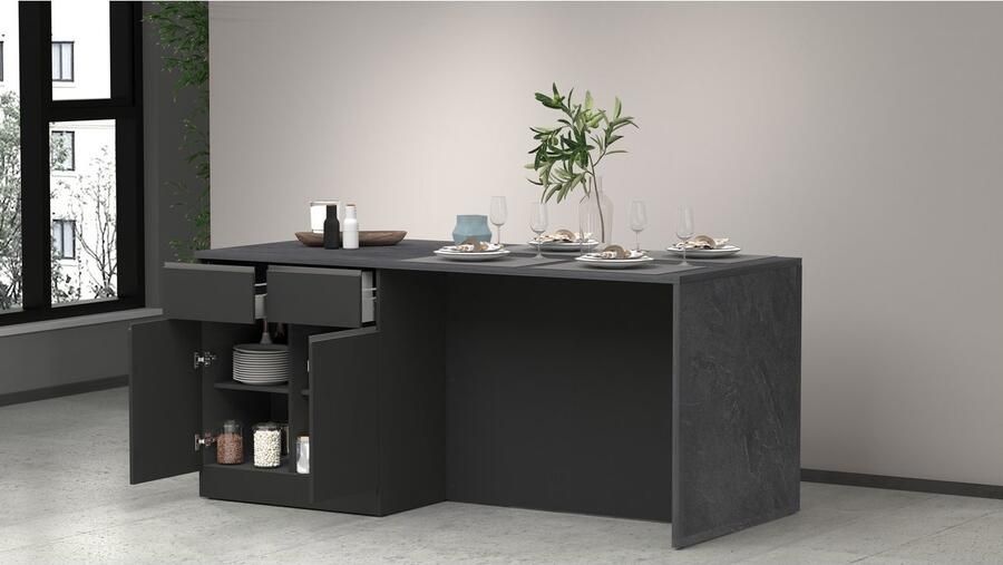 Kochstation Kookeiland Sole kookeiland keukenwerkblok eilandkeuken werk-eiland - Foto 6